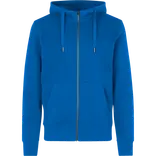 ID Core herre hoodie med lynlås azur str.
