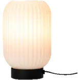 Dyberg Larsen riflet bordlampe E27 opal