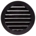 Duka udvendig rist dusav Ø100 mm sort