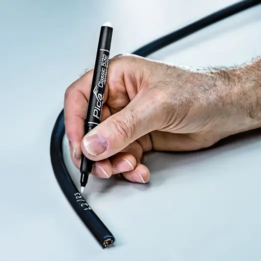 Pica instant permanent pen hvid