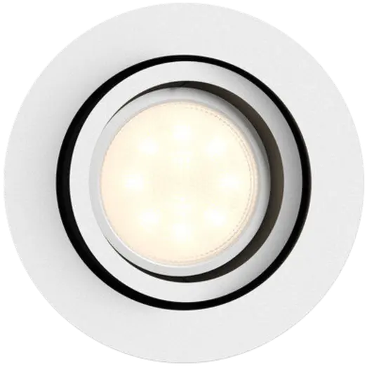 Philips Hue Milliskin indbygningsspot rund GU10 LED