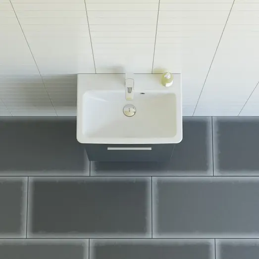 Scanbad Multo vaskeskab m/Lotto vask mat grå