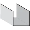 Knauf forstærkningsskinne 1,5x70x3600 mm