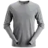Snickers Allroundwork t-shirt langærmet uld gråmeleret