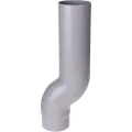 Plastmo nedførsel 90 mm grå