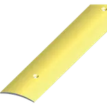Roliba tæppeovergang m/centrerede huller 5x40 mm elox. Mes
