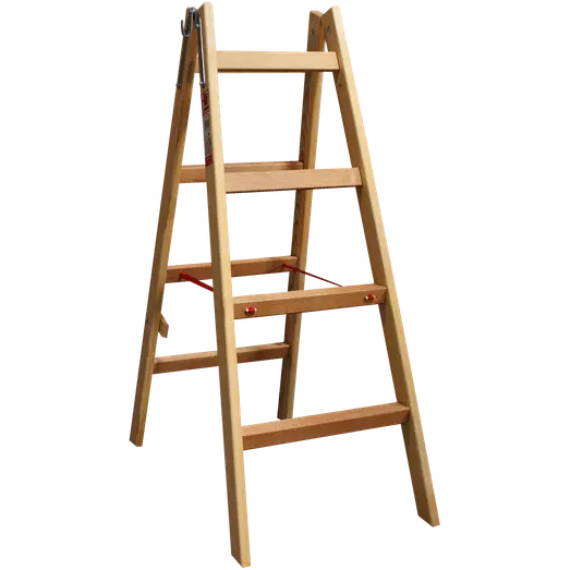 Jumbo Proff træwienerstige 4 trin 1,14 meter