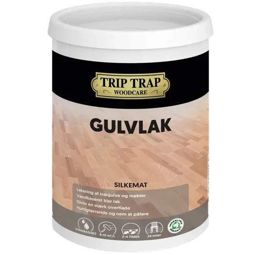 Trip Trap gulvlak silkemat 0,75 L