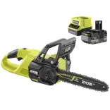 Ryobi RY18CSX30A-150 18V ONE+ kædesav 5,0 Ah batteri og lader