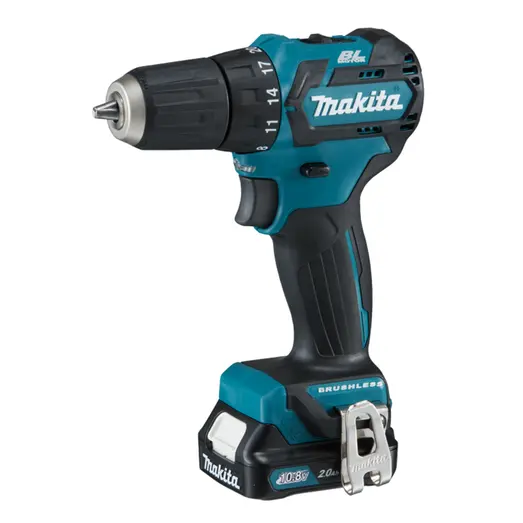 Makita DF332DSMJ bore-/skruemaskine 12V inkl. 2x 4,0Ah batterier og lader