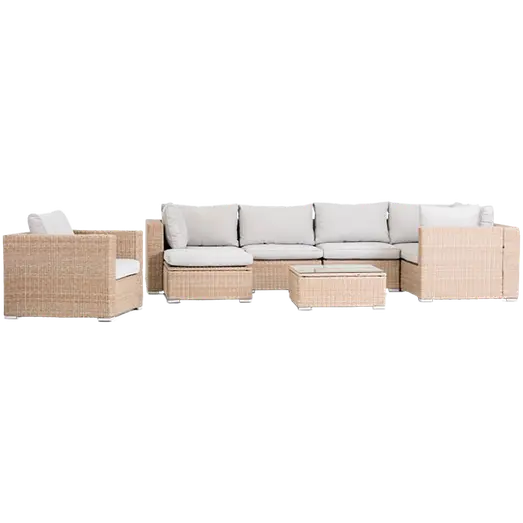 Tunø modulsofasæt 7 dele natur