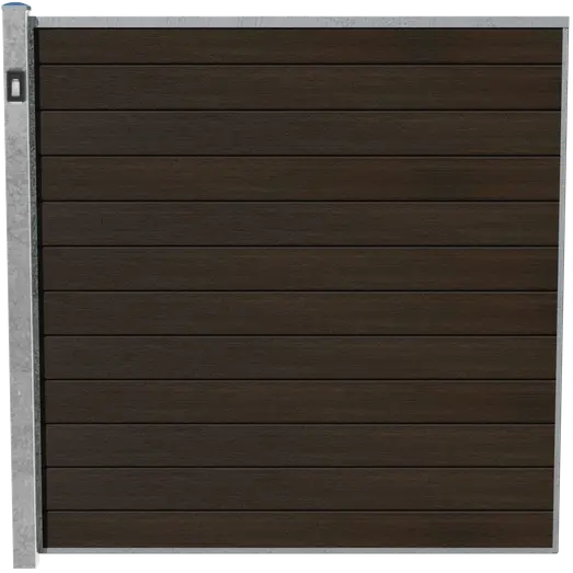 Wimex Livø Prime komposithegn m. lys MatBrun