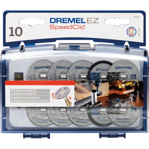 Dremel skæreskiver SC690 10 stk. speedclic i sæt