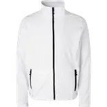 ID herre mikrofleece cardigan hvid