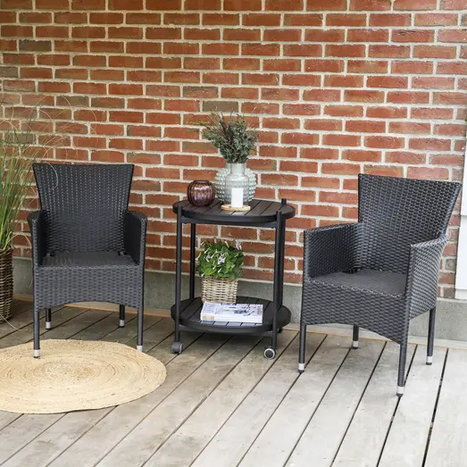 Barsø cafesæt med 2 Bali stol