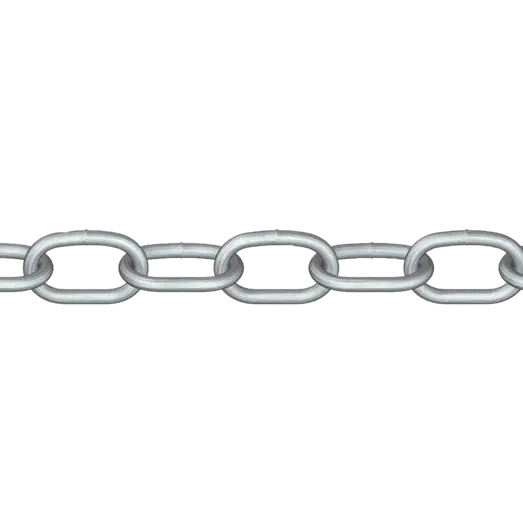Roliba kortleddet kæde varmforzinket 8 mm x 3 m
