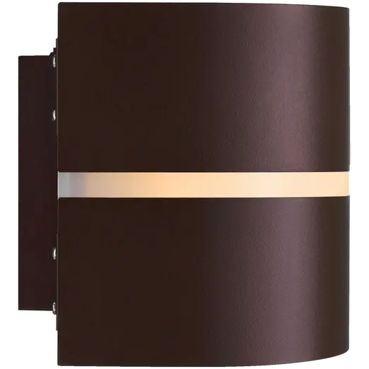 Nordlux Sibelius udendørs væglampe E27 metallisk brun