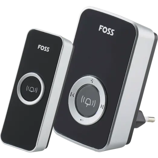 TREND DESIGN dørklokke plugin sort