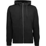 ID Core herre hoodie med lynlås sort str.