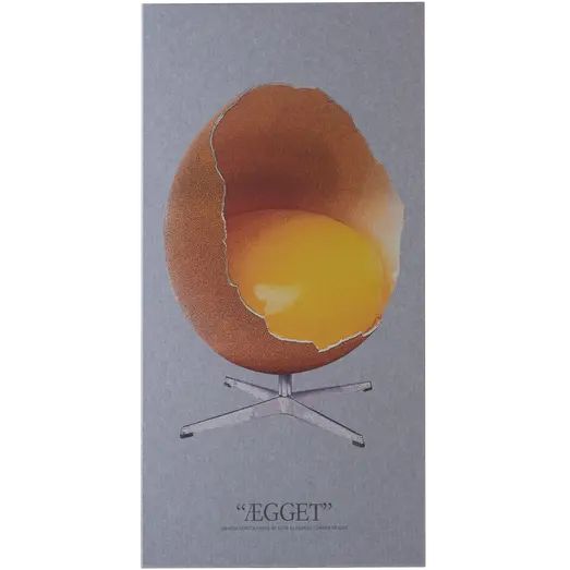 Art-Acoustic akustikbillede Ægget 9x600x1200 mm lys grå