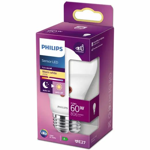 Philips Special LED pære E27 60W mat