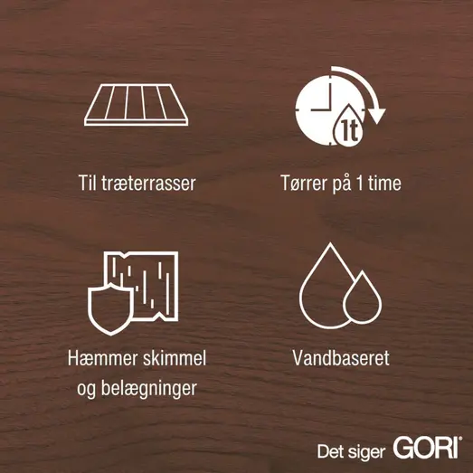 GORI 304 transparent træolie træterrasser nyatoh
