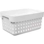 Seoul basket  hvid