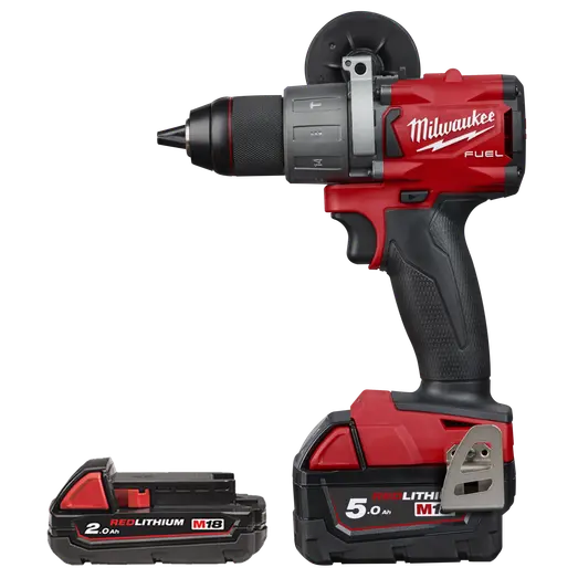 Milwaukee M18™ DAV-FPD2-522X FUEL™ slagboremaskine 1x5.0+1x2.0 Ah batterier og lader