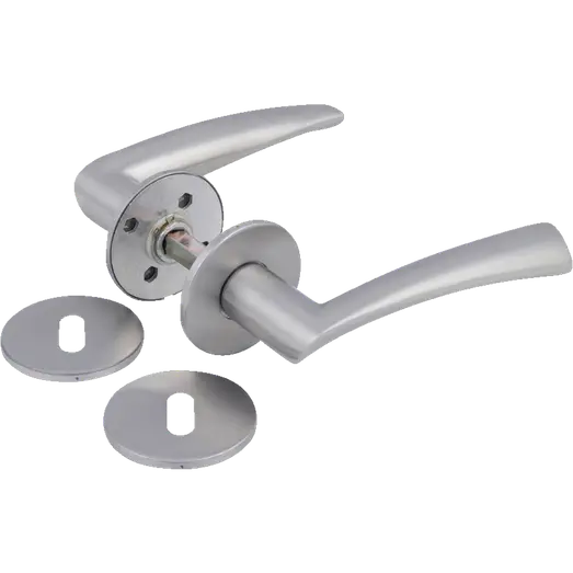 Jasa Saturn dørgreb m/nøgleskilt 30/38 mm børstet