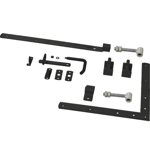 PLUS Tokyo enkeltlåge 100×90 cm sort inkl. sort beslag
