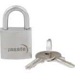 Jasafe hængelås 40 mm m/hærdet bøjle rustfri