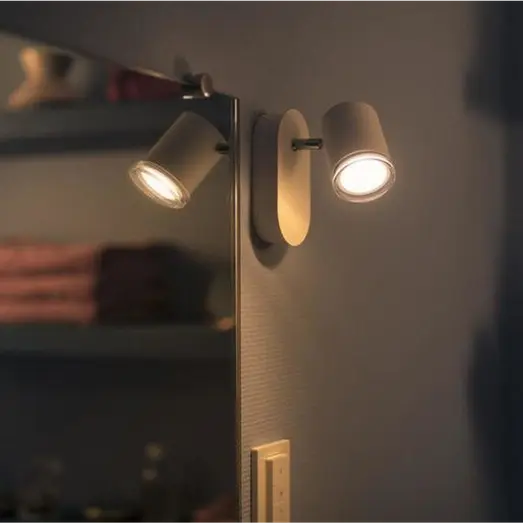 Philips Hue White ambiance Adore enkelt spot til badeværelse GU10 LED