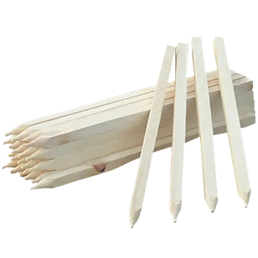 Afsætningspæle natur 25x25x600 mm