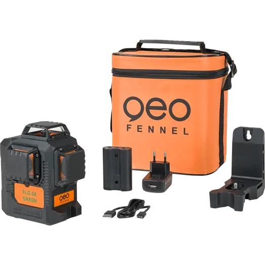 Geo Fennel multilinjelaser FLG 6 grøn i taske