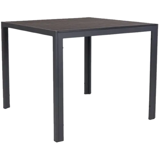 Guldborg havebord alu/nonwood sort