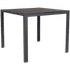 Guldborg havebord alu/nonwood sort