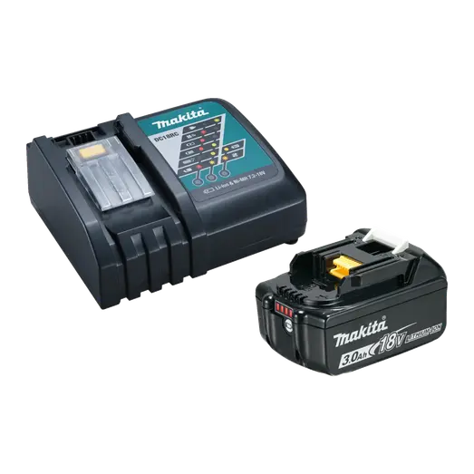 Makita 191A24-4 18V LXT batteri pakke BL1830B 3.0 Ah batteri +DC18RC lynlader