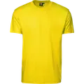 ID T-time herre t-shirt kortærmet gul