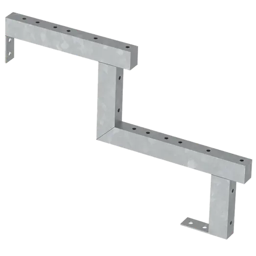 Plus 34,2° Trappevange 2 trin m/beslag Trindybde 28 cm