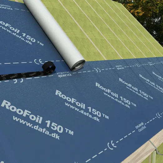 Dafa undertag RooFoil 150 1,1x50 m blå