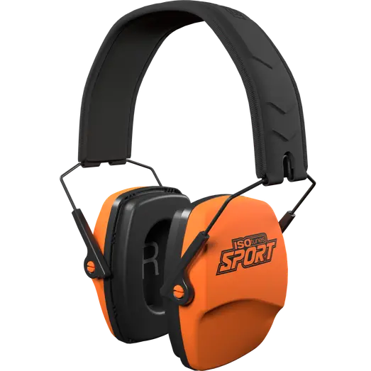 ISOTunes slim passive høreværn og headset orange