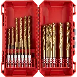 Milwaukee chockwave™ HSS-G-TIN metalborsæt 19 bor