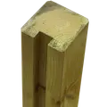 PLUS Krydsskåret Profilstolpe m/1 spor 9×9×188 cm