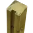 PLUS Krydsskåret Profilstolpe m/1 spor 9×9×188 cm