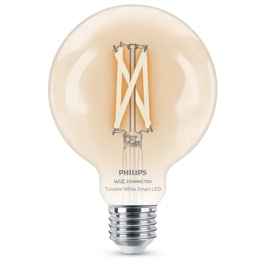 Philips Smart WiZ white LED pære E27 6,7W globe klar