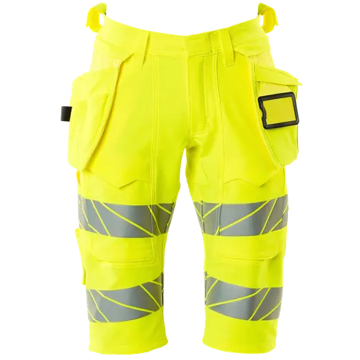 Mascot Accelerate Safe shorts lange med hængelommer hi-vis gul