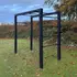 PLUS Outdoor Fitness træningsstativ model 4 sort m/sorte beslag