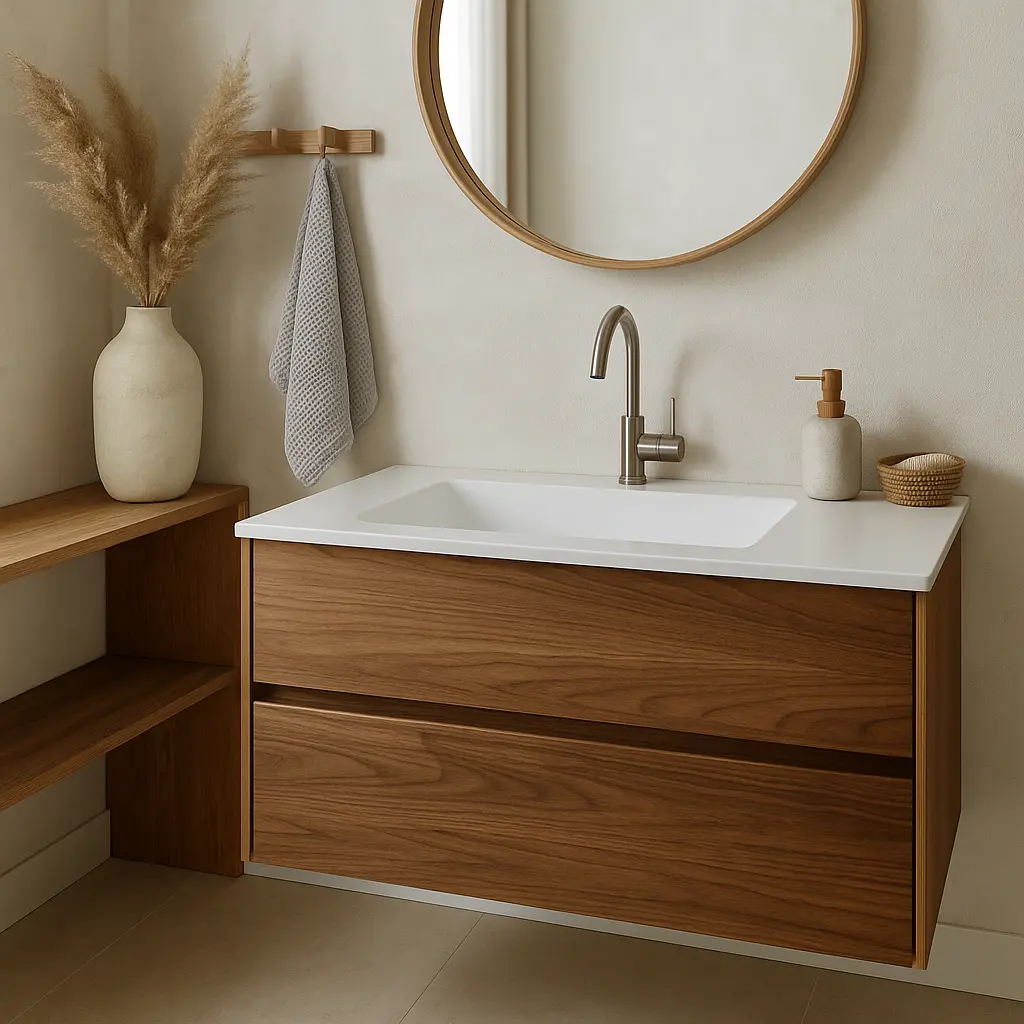 integreret håndvask