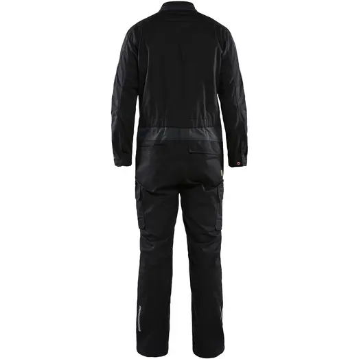 Blåklæder 6144 industri kededragt stretch sort/grå