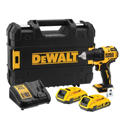 DeWALT DCD708D2T boremaskine 18V inkl. 2x2,0 Ah batterier